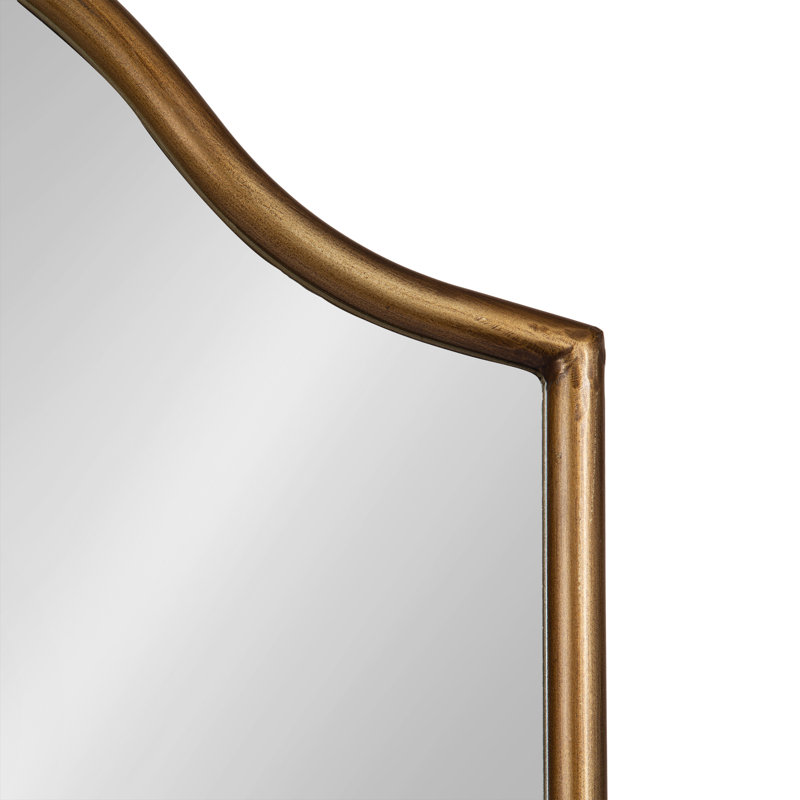 Miroir de salle de bain Daxon, Or, H 36 po x l 24 po