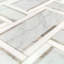 Esplanade 13x13 Polished Thassos Marble Mosaic Tile
