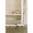 Miray 35 in. x 75 in. Natural Stone Marble Scallop Framed Mirror