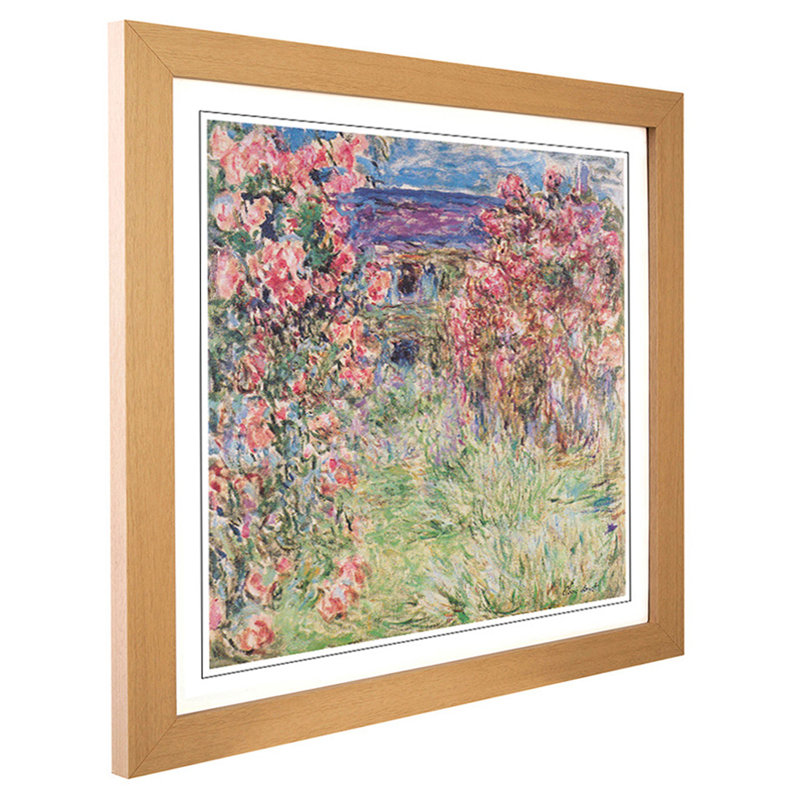 Claude Monet - Single Picture Frame Painting, Oak