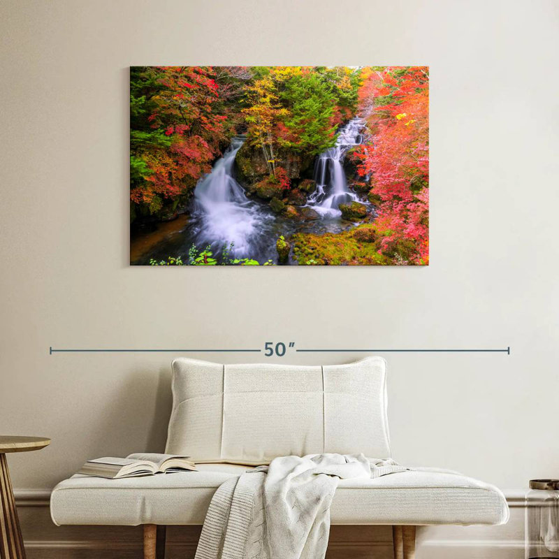 Alvord, automne aux chutes de Ryuzu, H 26 po x l 39 po