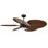 Ventilateur de plafond intérieur/extérieur de 52 pouces avec éclairage et télécommande, style rustique, en bois, résistant à l'humidité, moteur à courant continu écoénergétique.