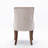 A&a furniture ultra side dining chairs | set of 2 | thickened fabric, solid wood legs | bronze nailhead-497689671-497689531