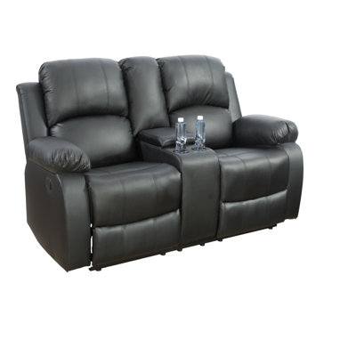 Fauteuil inclinable manuel en simili cuir Dokkum