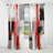 Red and Gold Cubic Abstract I - Cubism Curtain - Velvet Room Darkening - 1 Panel-107826285