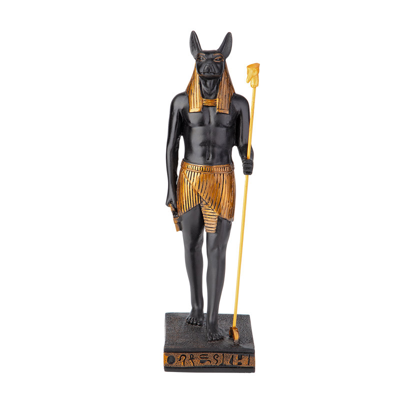 Figurine de dieux de l'Egypte ancienne Anubis