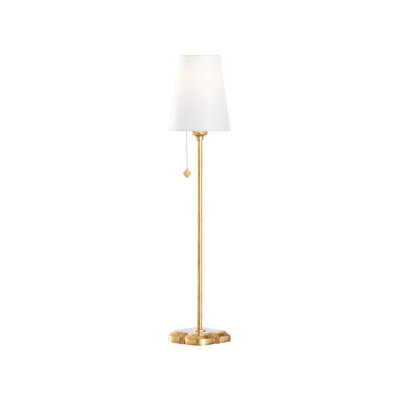 Quatrefoil Table Lamp - Gold Leaf