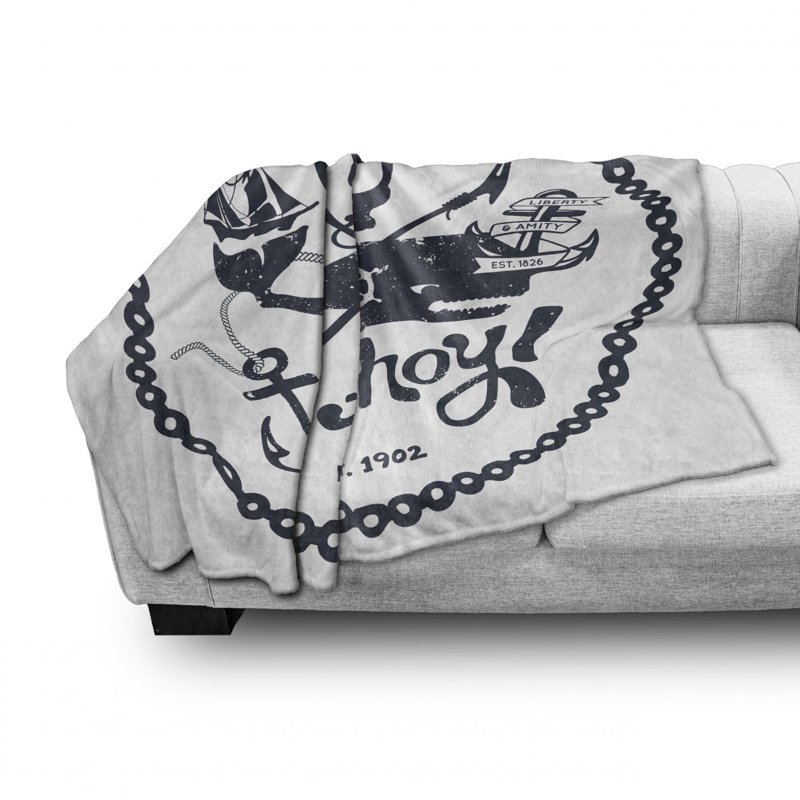 Hand Woven Throw Blanket, 50" W x 70" L