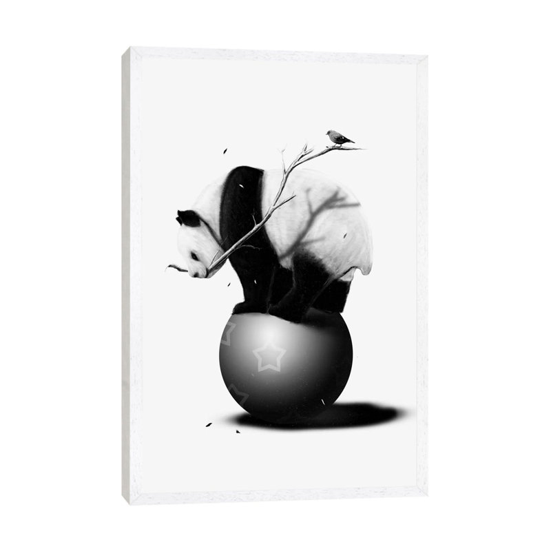 Balance by Nicebleed - Print on Canvas, 101.6cm H x 66.04cm W x 3.81cm D, White Framed