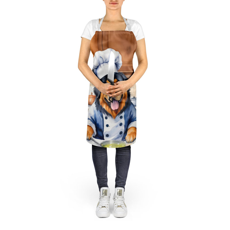 No Pattern Bib Apron