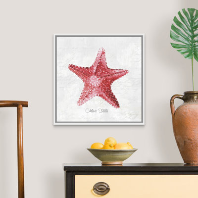 Étoile de mer rouge par Eva watts-impression d’art graphique sur toile