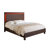 Tryston Wood Queen Bed Frame with LED Headboard, Red Brown-1188529517-1188529516