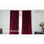 Velvet Semi Sheer Single Curtain Panel-108303800-108303816