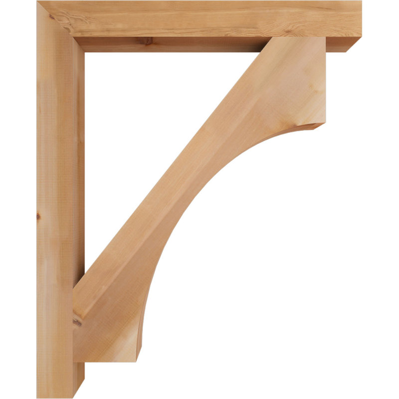 Support Westlake Block, Cèdre rouge de l'Ouest (lisse), H 44 po x l 3,5 po x P 36 po