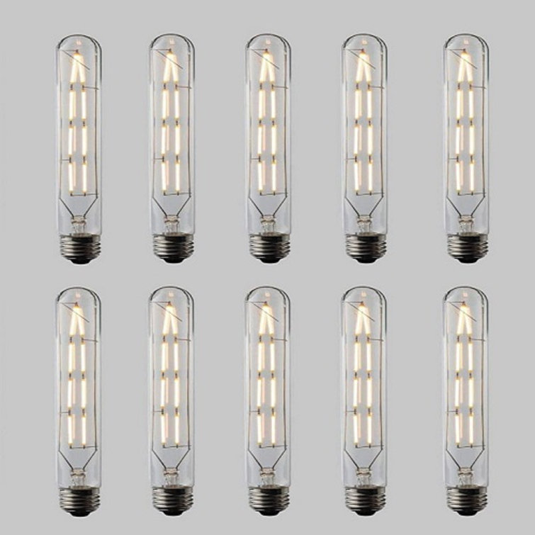 LED T30 Filament Bulb 6W Dimmable ,Warm White (3000K) E26 Base,7" Height