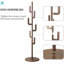 Wooden Freestanding Coat Rack, Tree-Style Coat Stand