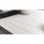 Tapis beige ivoire en laine touffeté à la main-26050117