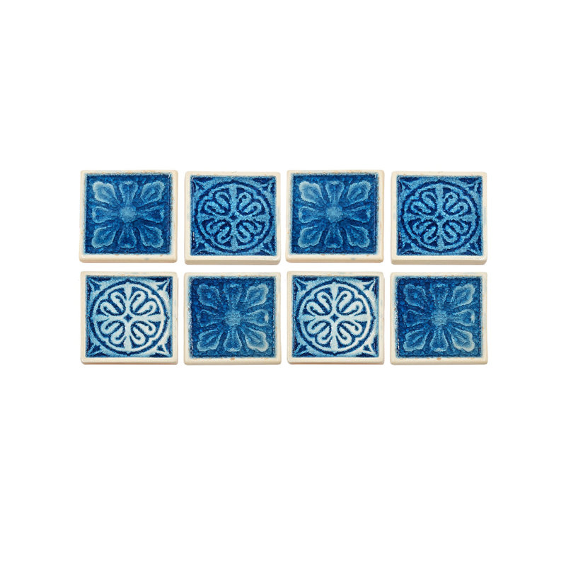Ensemble de 8 sous-verres Belen - bleu