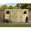 14 Ft. W x 5 Ft. D Shiplap Pent Wooden Shed