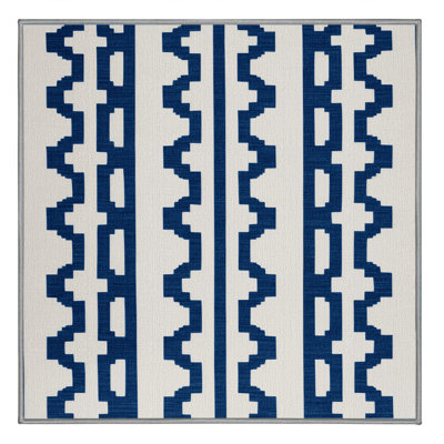 Machine Washable Trellis Gray Area Rug