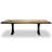 Pheraea Walnut Metal Base Dining Table-87038680