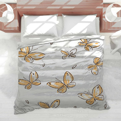Édredon insectes et papillons