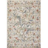 Rifle Paper Co. x Loloi Laurel Cream Area Rug