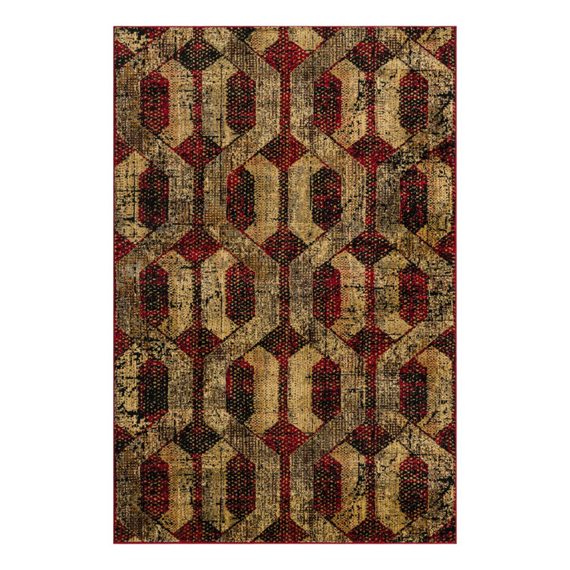 Brennin Geometric Indoor Rug, Rectangle 6' x 9'