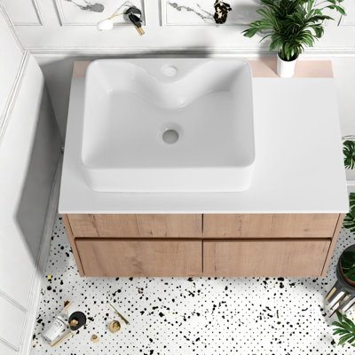 Rangement mural en bois Modern Vanities