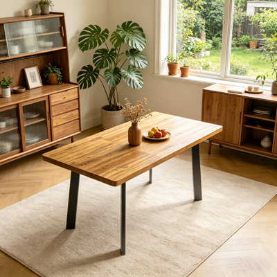 63.1-78.8'' Extendable Dining Table for 4-8 People,Rectangle Kitchen Table