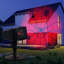 Spiderweb With Falling Spiders Halloween Outdoor Light Projector - 7"
