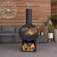 Circle Steel Smokeless Chimnea