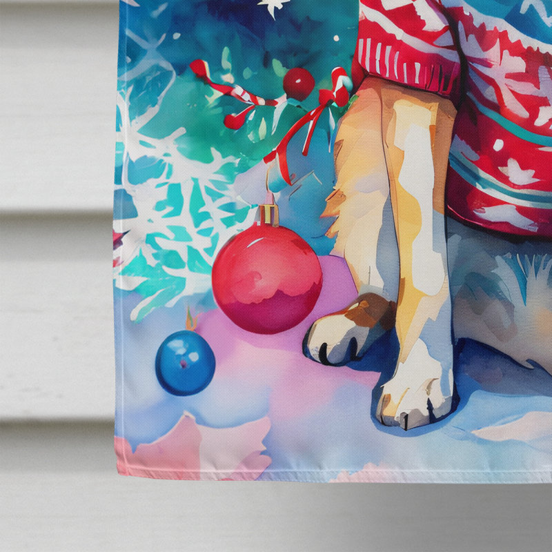 Double Sided Polyester Christmas, 40'' H x 28'' W