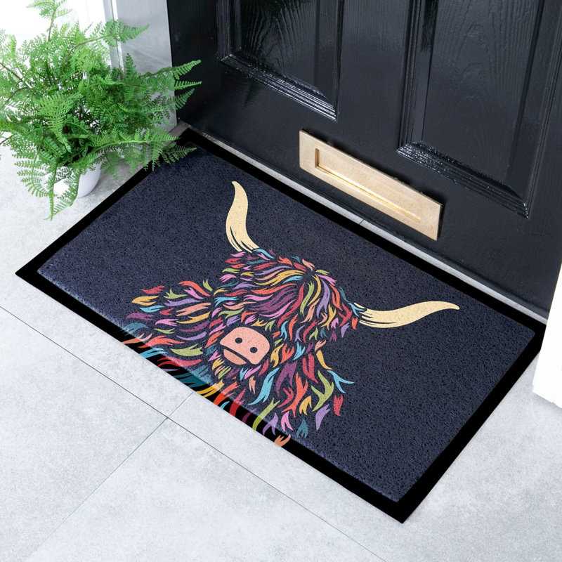 Non-Slip Doormat, Black