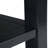 Acadian 14 Inch Solid Wood Transitional Narrow Side Table In Black (Set Of 2)-1119297997