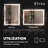 LED Rectangle Wall Mirror