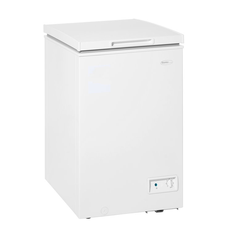 3.5 Cubic Feet Chest Freezer with Adjustable Temperature Controls