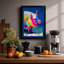 Neon Pig Profile Modern - Print-136698829-136698832