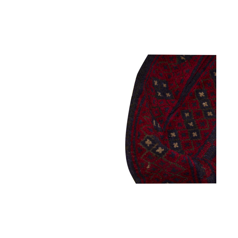 Hand-Knotted High-Quality Red/Black Area Rug