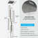 Keysha 8 - Light Rectangle LED Dimmable Pendant Long Staircase Chandelier