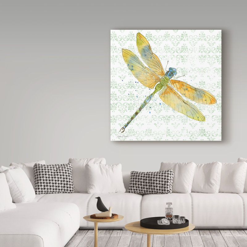 «Deagen» Dragonfly Bliss 5 », impression sur toile tendue, H 18 po x l 18 po x P 2 po