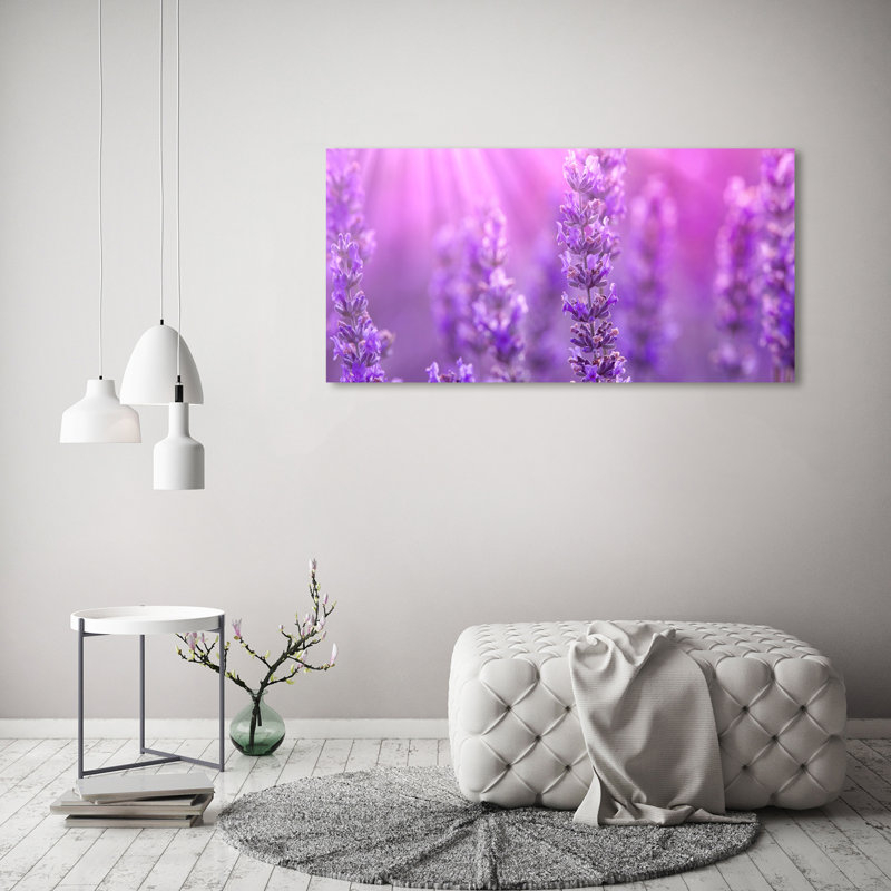 Lavender 1 Piece Wall Art on Canvas