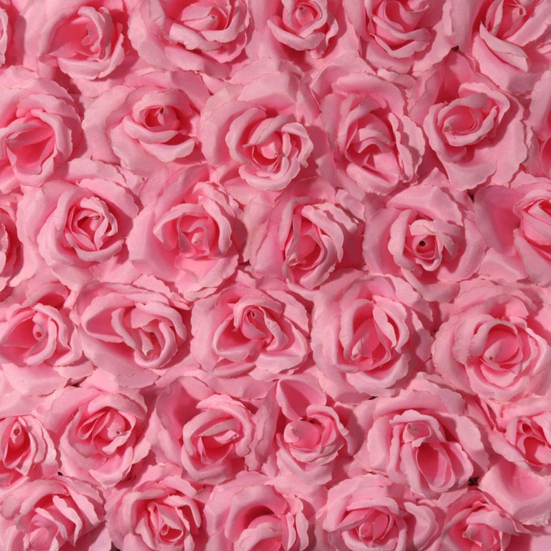 100pcs Pink Silk Rose Picks – 2-pack Realistic Artificial Flowers For Bouquets, Diy & Events