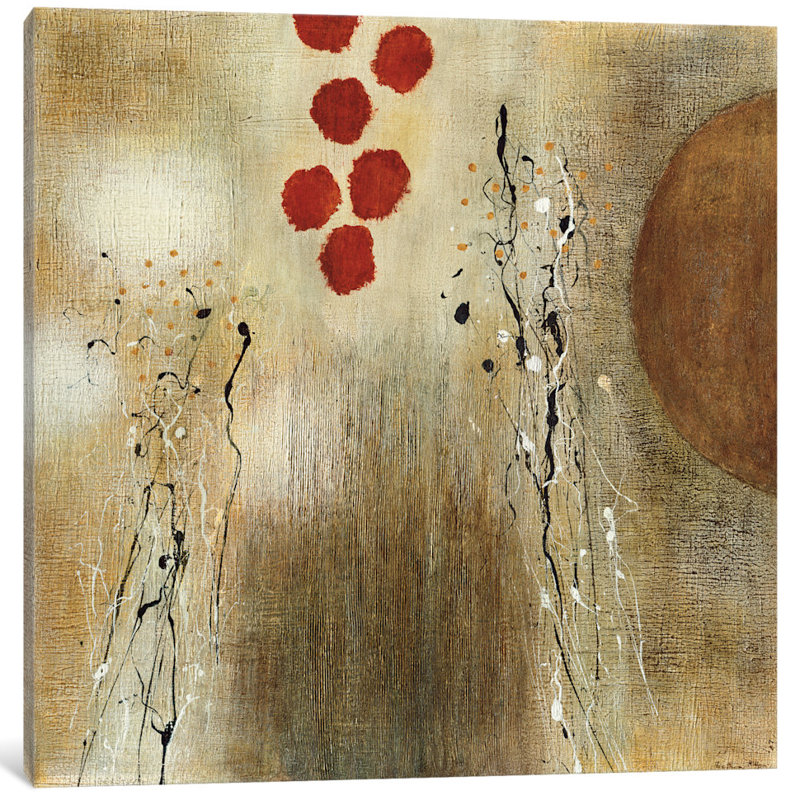 « automne moon ii », reproduction d’art sur toile, H 26 po x l 26 po x P 1,5 po, Toile tendue