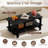 2-tier Coffee Table Irregular Center Table With Open Storage Shelf Cocktail Table-520824766