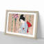 Blowing Wind by Mizuno Toshikata - Picture Frame Art Print-55545419-55545417