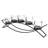 Modern 5-cup Candle Holder For Home Decor-938467837