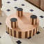 Table basse ronde en bois