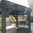 Backyard Discovery Rockport 8' x 6' Galvanized Steel Hardtop BBQ Grill Gazebo with Bar Tops and PowerPort