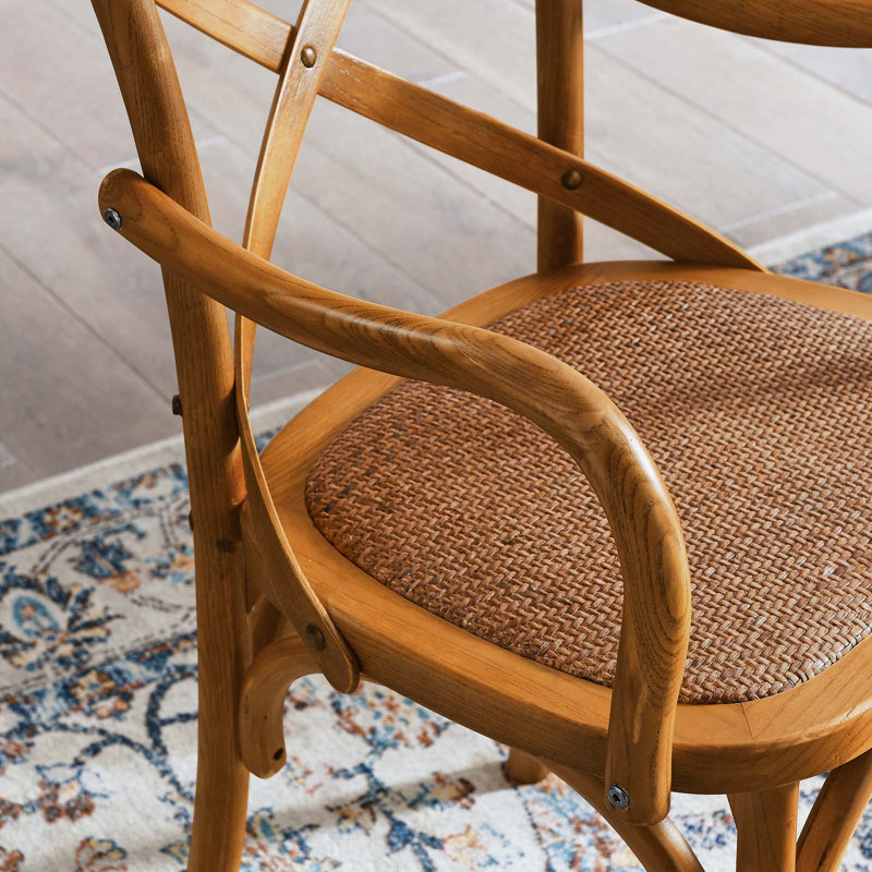 Modway Gear Dining Armchair, Walnut, 1